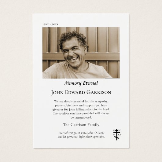 Minimaliste simple photo Carte de remerciements fu (Devant)