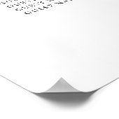 Minimaliste Trouvez Votre Siège 12 Tables Tableau  (Coin)
