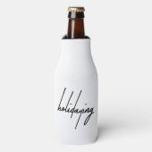 Minimaliste "Vacances" Glacière de bouteille esthé (Bottle Devant)