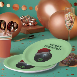 Minimalisten Kommen Vrolijk Kerstfeest, Papieren Bordje