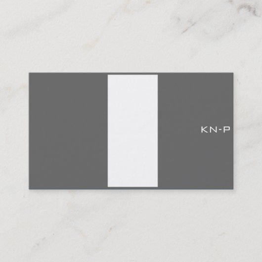 minimalistic BC Visitekaartje (Voorkant)