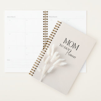  Minimalistic beige mom planner