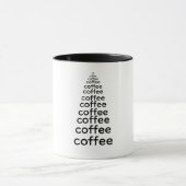 Minimalistic Black Coffee Tree Mug (Centre)