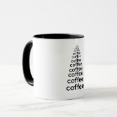 Minimalistic Black Coffee Tree Mug (Devant gauche)