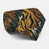 Minimalistic Christmas Gift For Him Animal Print Stropdas (Opgerold)