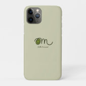 Minimalistic Om Handwritten Personalized Case-Mate iPhone Case (Achterkant)