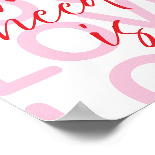 Minimalistic poster All we need is love (Coin)