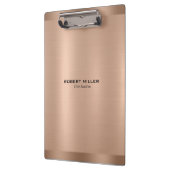 Minimalistic Rose-Gold Texture Klembord (Links)