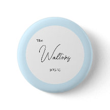 Minimalistic Wedding Button