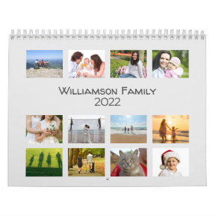 Minimalistisch 12 maanden 13 foto aangepast kalender