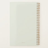 Minimalistisch  2025 planner (Achterkant)