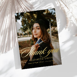 Minimalistisch 2 foto's script Afstuderen 2024 Folie Uitnodiging