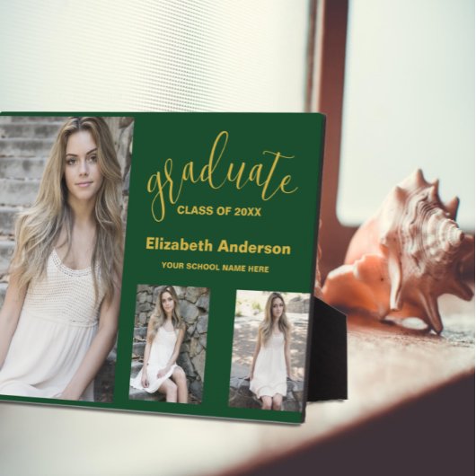 Minimalistisch 3 foto Afstuderen Fotoplaat