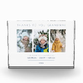 Minimalistisch 3 Foto's Collage Keepslag voor Fami (Voorkant)