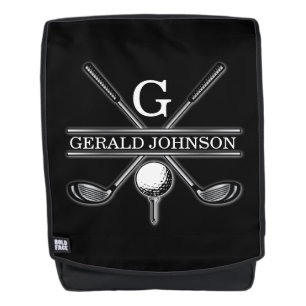 Minimalistisch Aangepast Elegant Golf Monogram Rugtassen