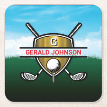 Minimalistisch Aangepast Elegant Golf Monogram