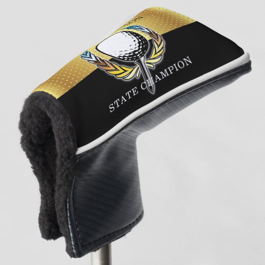 Minimalistisch aangepast elegant golfontwerp golfheadcover (3/4 voorkant)