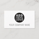 Minimalistisch aangepast Logo Visitekaartje (Voorkant)