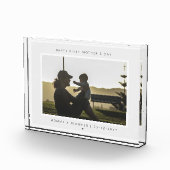 Minimalistisch Aangepaste Eerste Moederdag Modern Fotoblokken (Rechts)