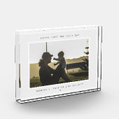 Minimalistisch Aangepaste Eerste Moederdag Modern Fotoblokken (Links)