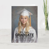 Minimalistisch aangepaste foto 8e rang Afstuderen (Voorkant)