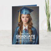 Minimalistisch aangepaste foto 8e rang Afstuderen (Voorkant)