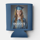 Minimalistisch aangepaste foto 8e rang Afstuderen Blikjeskoeler (Achterkant)