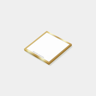 Minimalistisch aangepaste naam Professional Modern Post-it® Notes