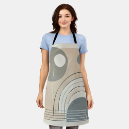 Minimalistisch Abstract all-over print Schort