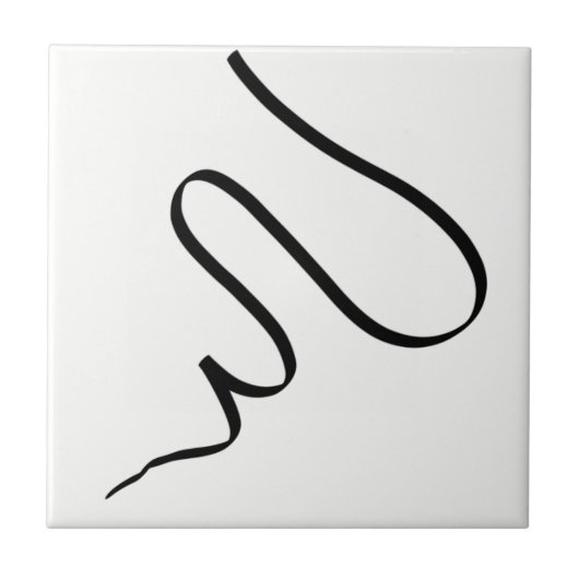 Minimalistisch abstract art. tegeltje (Voorkant)