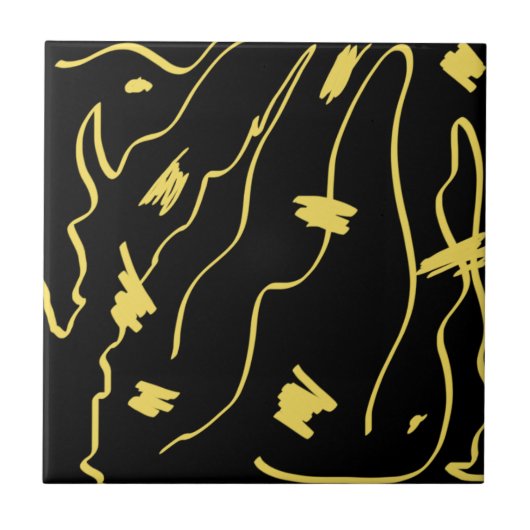 Minimalistisch abstract art. tegeltje (Voorkant)