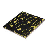 Minimalistisch abstract art. tegeltje (Zijkant)