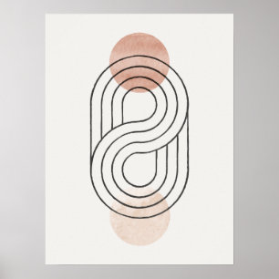 Minimalistisch Abstract Bauhaus Poster