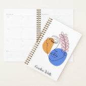 Minimalistisch Abstract gezichtsveld Aangepast mon Planner (Display)