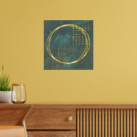 Minimalistisch Abstract goud met hep
