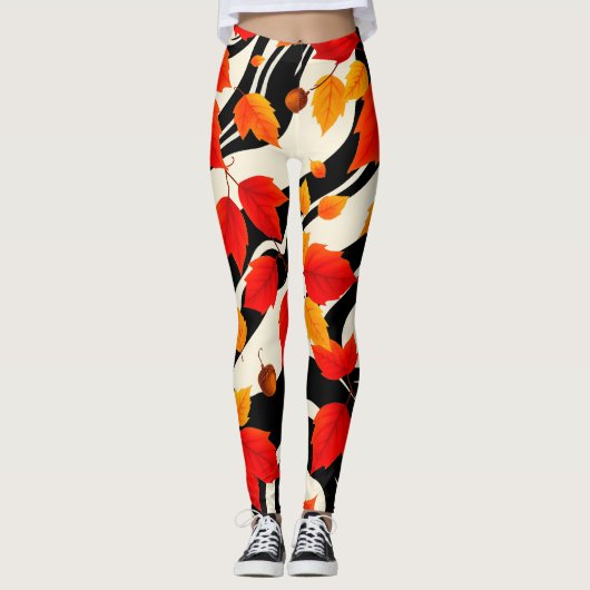 Minimalistisch Abstract Leggings (Voorkant)