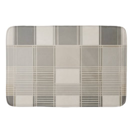 Minimalistisch Abstract met geometrisch patroon Badmat