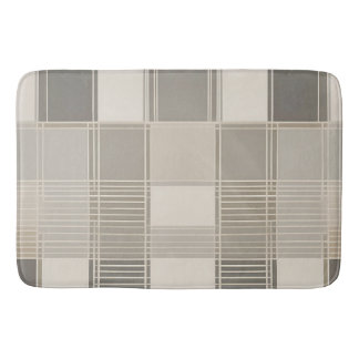 Minimalistisch Abstract met geometrisch patroon Badmat