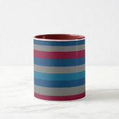 Minimalistisch abstract modern lijnenpatroon mok (Midden)