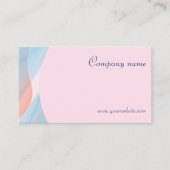 Minimalistisch abstract QR code pastel Visitekaart Visitekaartje (Voorkant)