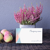 Minimalistisch abstract QR code pastel Visitekaart Visitekaartje