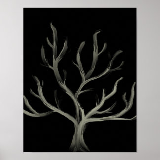 Minimalistisch Abstract Tree Wall Art Poster