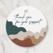 Minimalistisch Abstract Verpakkingsbedrijf Label o (Voorkant)