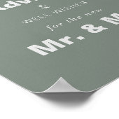 Minimalistisch advies over groene weddenschappen e poster (Hoek)