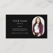 Minimalistisch Afbeelding Foto Professioneel Moder Visitekaartje (Voorkant)