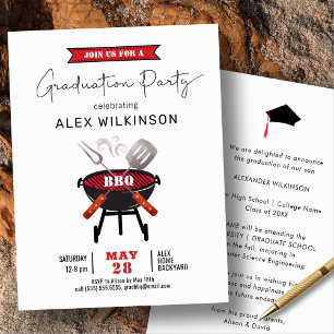 Minimalistisch Afstuderen BBQ-partij bij Red Fun S Kaart