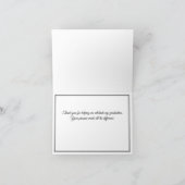 Minimalistisch Afstuderen Dank u Wenskaart Bedankkaart (Binnen)