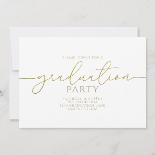 Minimalistisch Afstuderen Modern Simple 3 Photo Co Kaart (Achterkant)