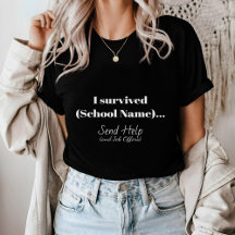 Minimalistisch Afstuderen T-shirt