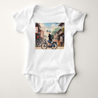 Minimalistisch Anime-geïnspireerd babyspeelgoed Romper